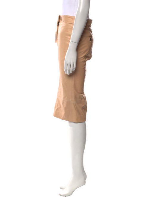 Tom Ford Leather Knee-Length Skirt