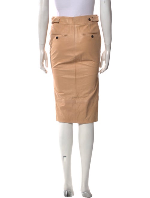 Tom Ford Leather Knee-Length Skirt