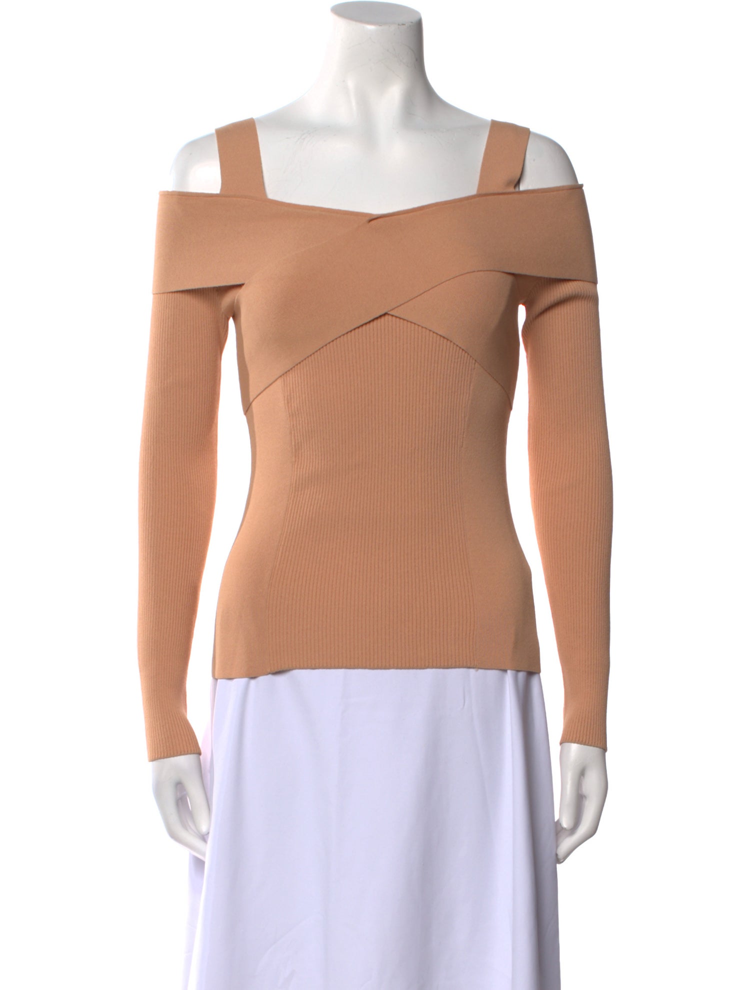 Tom Ford Square Neckline Long Sleeve Top
