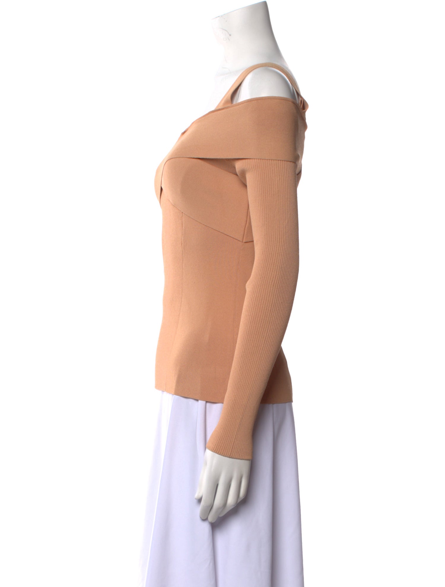 Tom Ford Square Neckline Long Sleeve Top