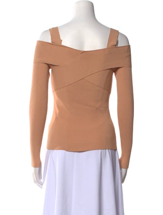 Tom Ford Square Neckline Long Sleeve Top