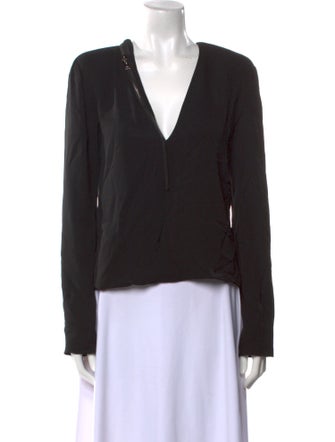 Tom Ford V-Neck Long Sleeve Top