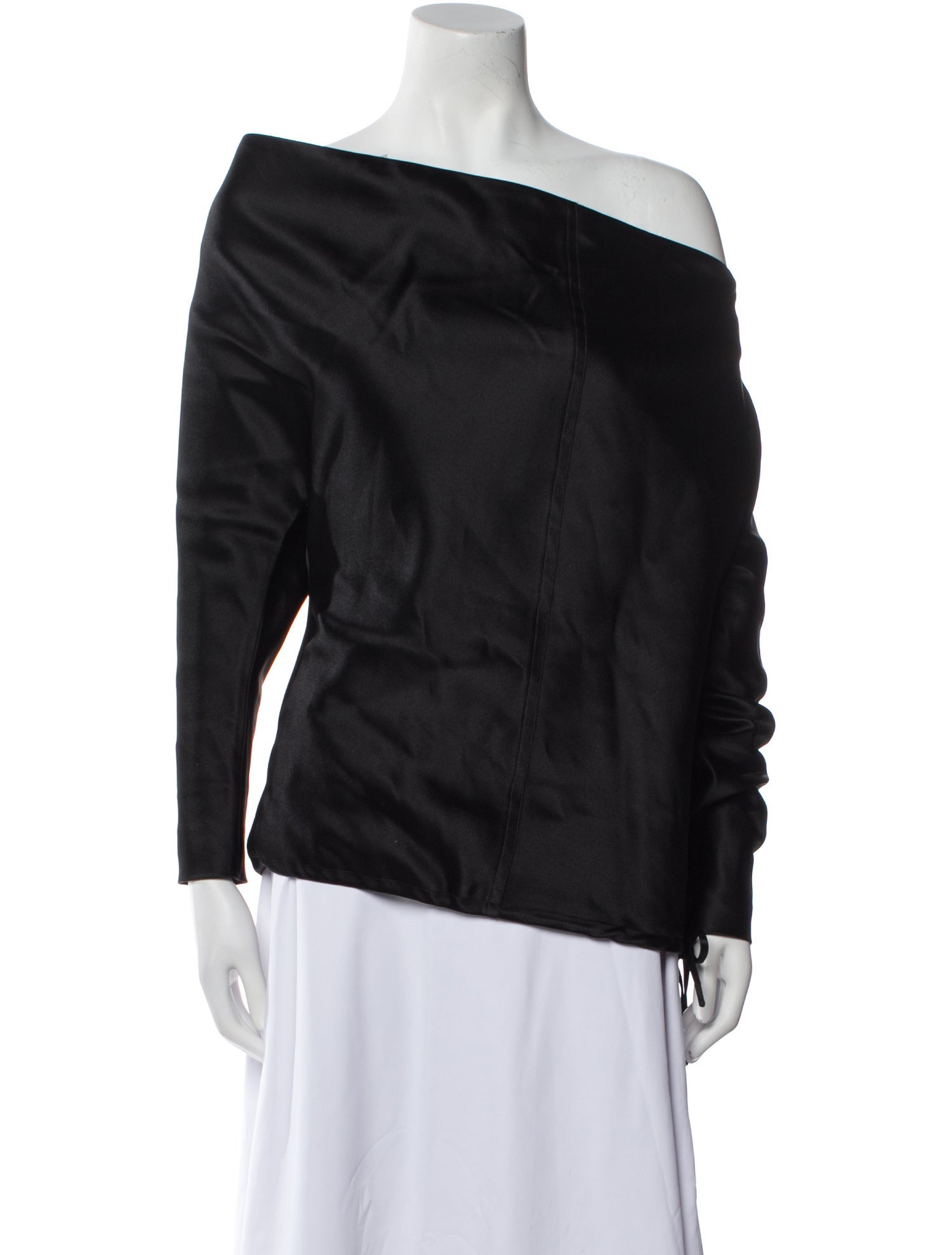 Tom Ford Off-The-Shoulder Long Sleeve Top