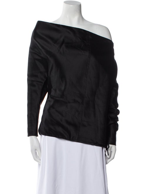 Tom Ford Off-The-Shoulder Long Sleeve Top