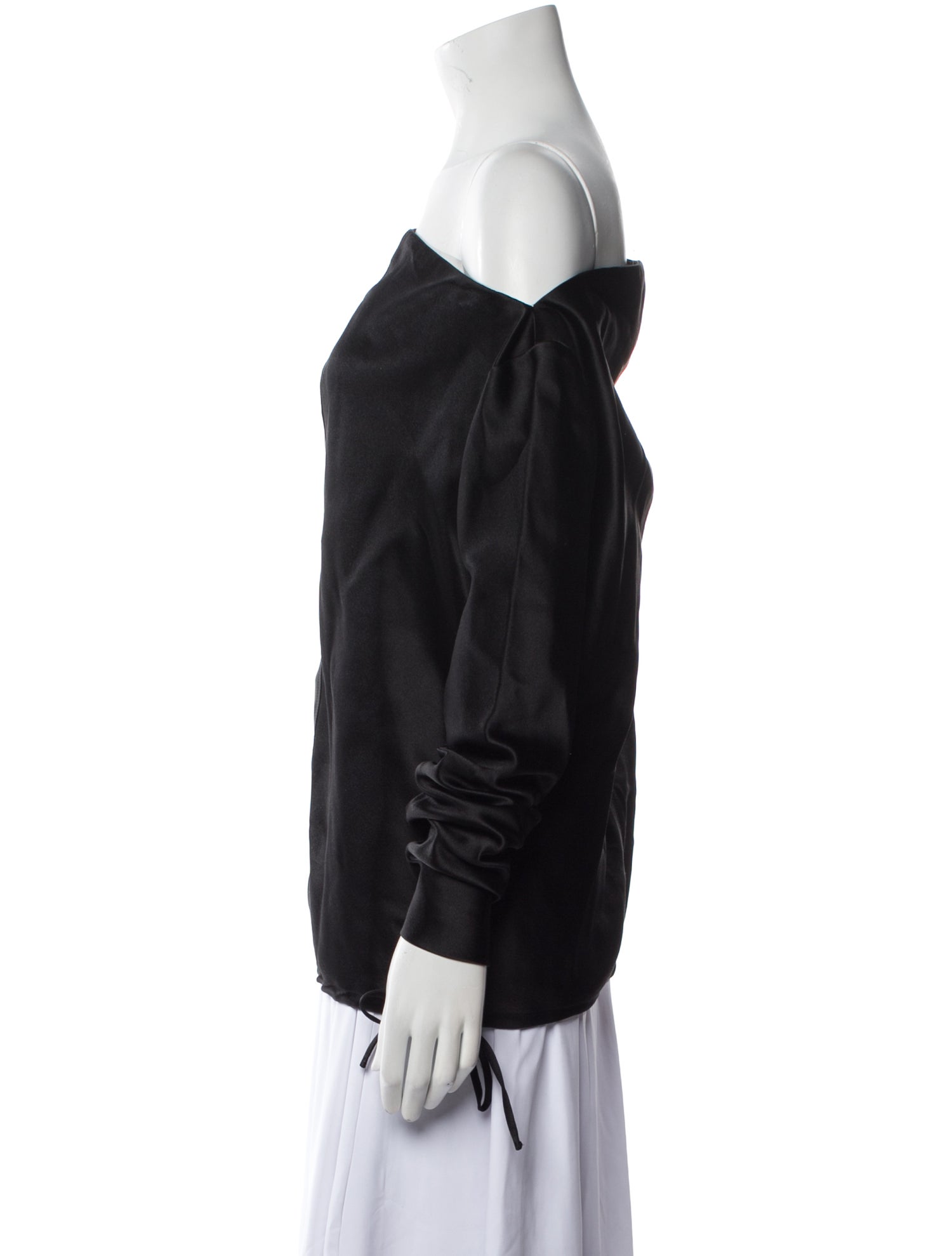 Tom Ford Off-The-Shoulder Long Sleeve Top