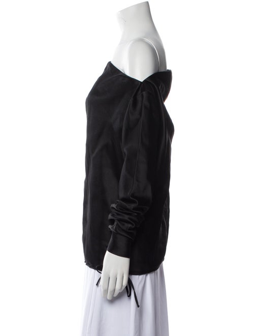 Tom Ford Off-The-Shoulder Long Sleeve Top