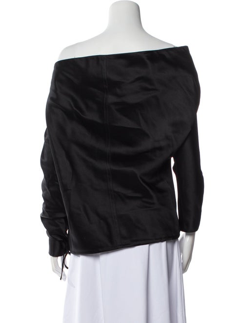 Tom Ford Off-The-Shoulder Long Sleeve Top
