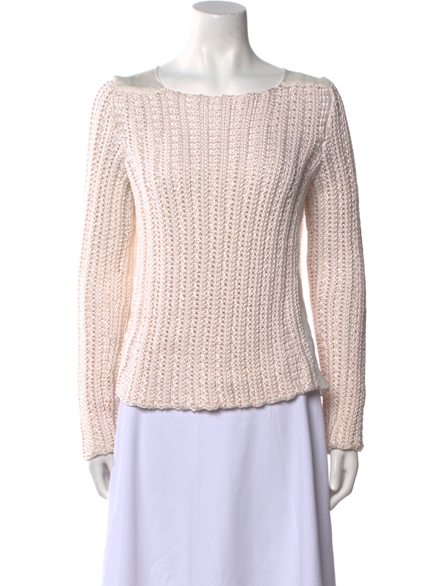 Tom Ford Silk Bateau Neckline Sweater