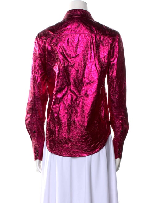 Tom Ford Long Sleeve Button-Up Top