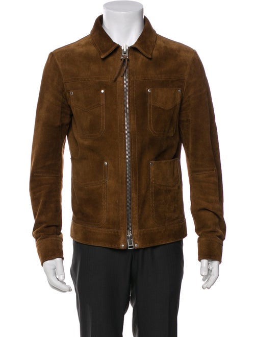 Tom Ford Calf Leather Utility Jacket