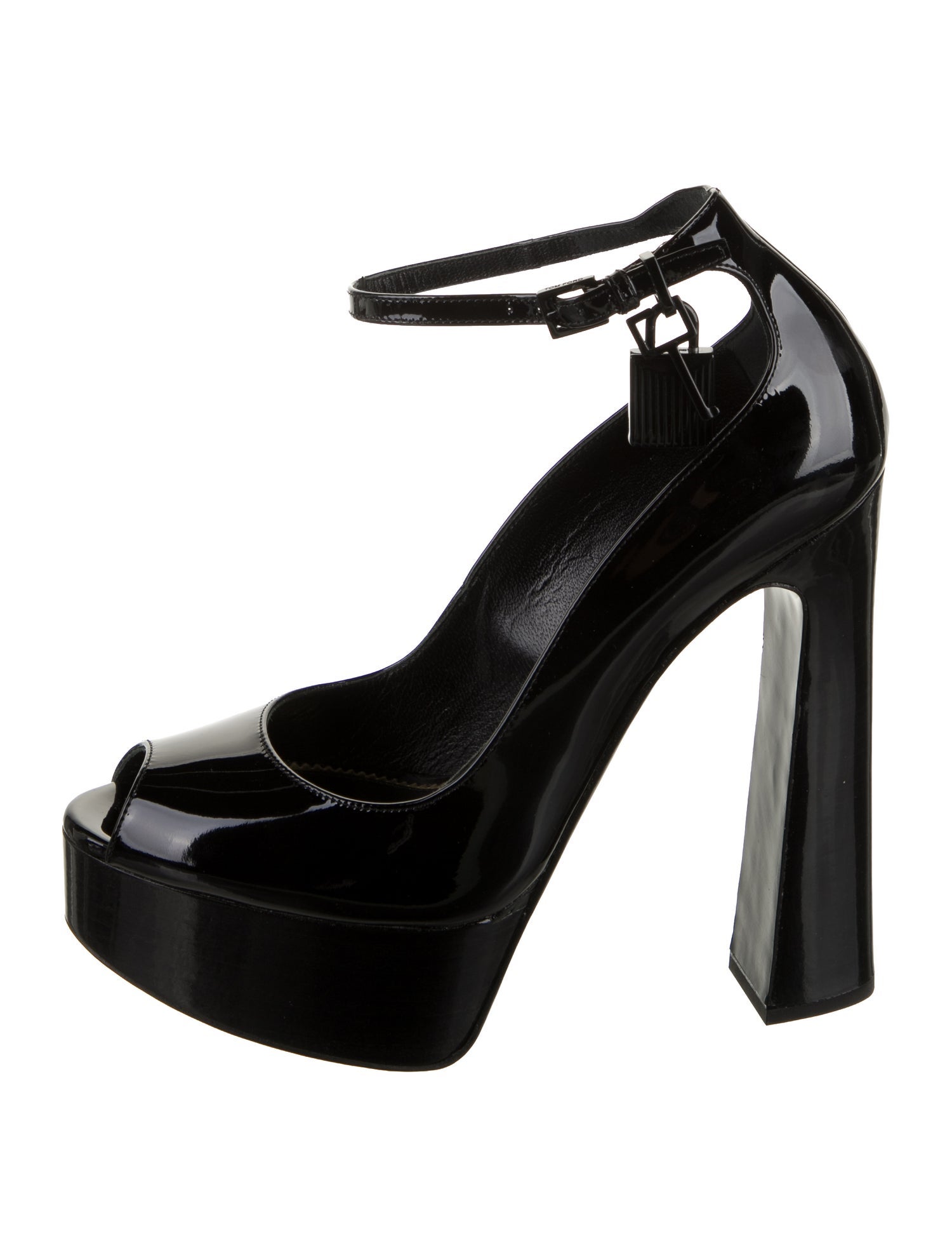 Tom Ford Patent Leather Leather Trim Embellishment Pumps