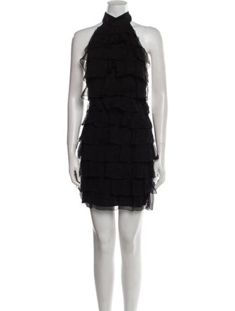 Tom Ford Mock Neck Mini Dress