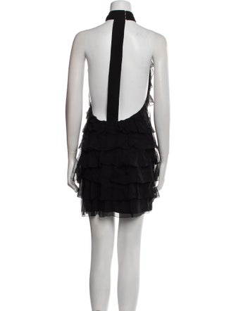 Tom Ford Mock Neck Mini Dress