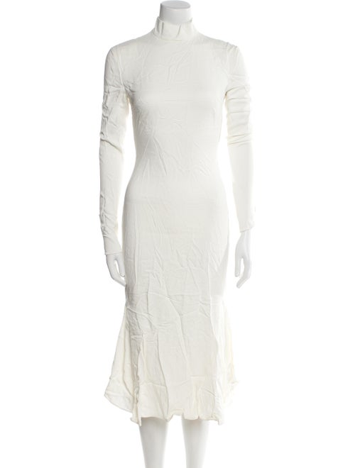 Tom Ford Mock Neck Midi Length Dress
