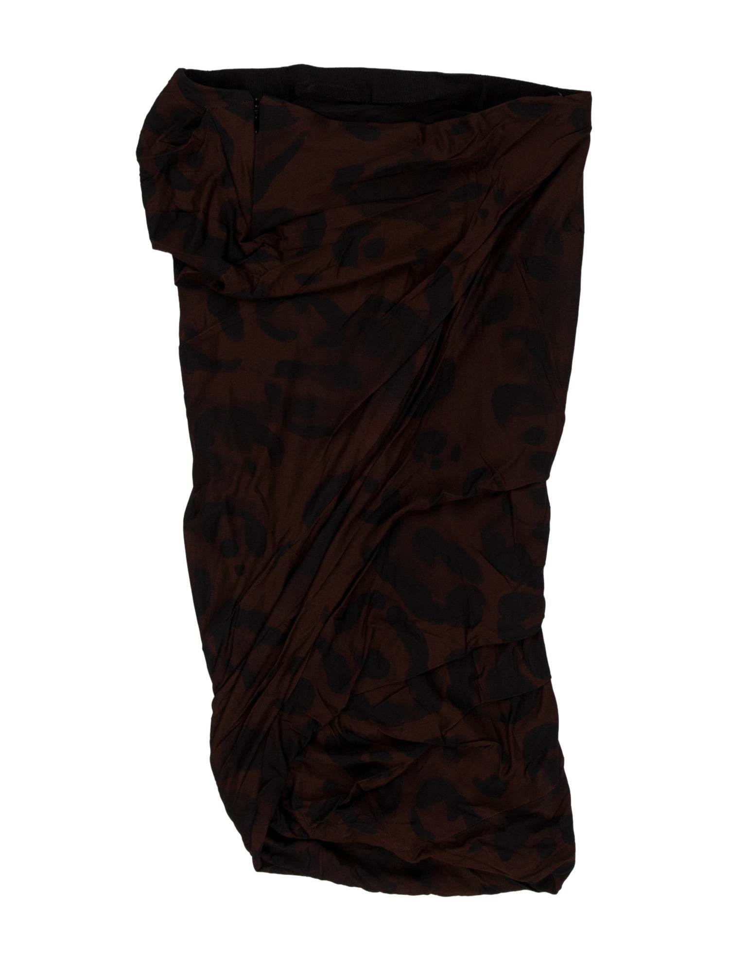 Tom Ford Tie-Dye Print Knee-Length Skirt