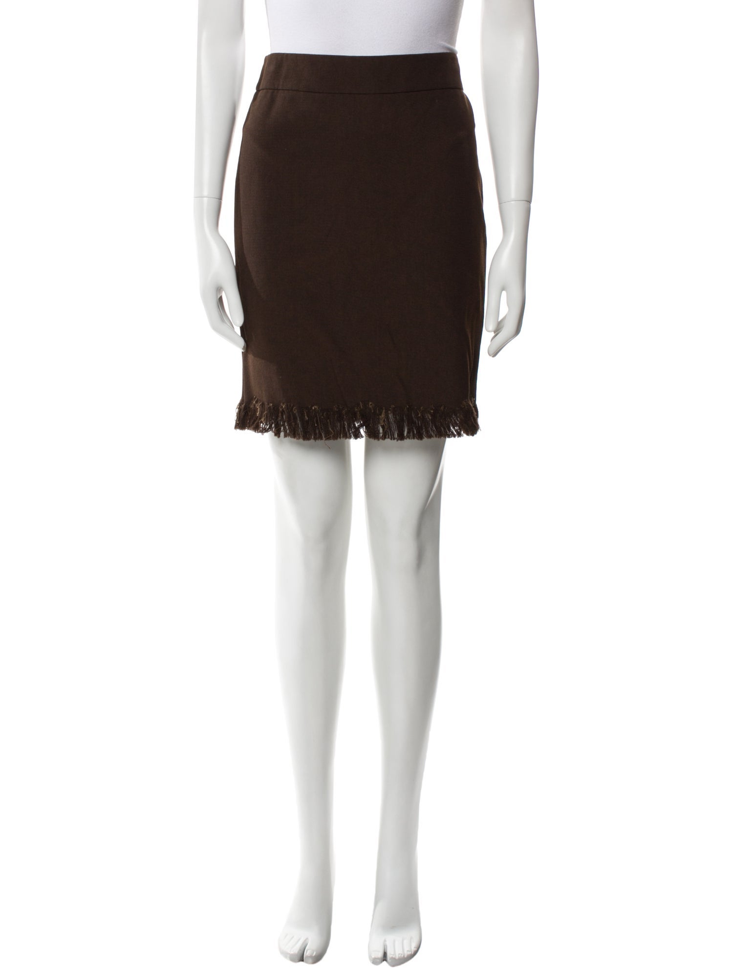 Tom Ford Fringe Trim Accent Mini Skirt
