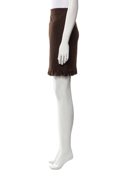 Tom Ford Fringe Trim Accent Mini Skirt