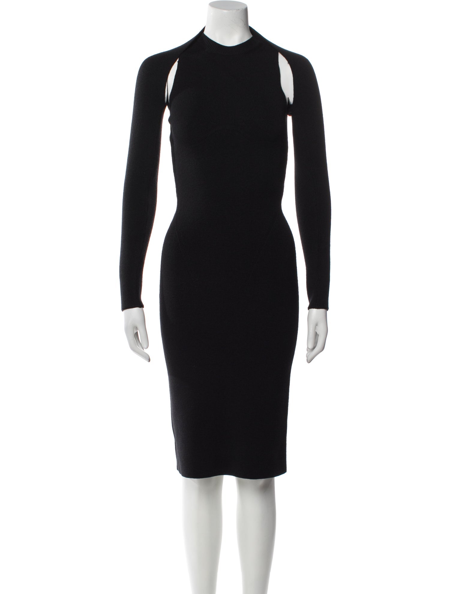 Tom Ford Virgin Wool Cutout Accent Dress Set