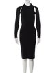 Tom Ford Virgin Wool Cutout Accent Dress Set