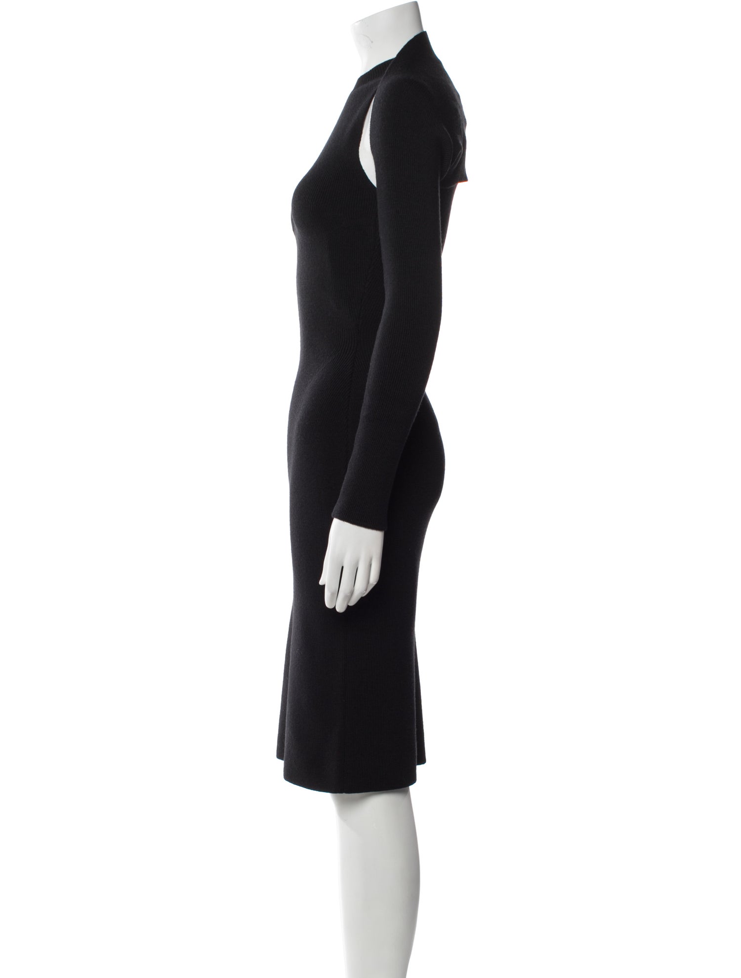 Tom Ford Virgin Wool Cutout Accent Dress Set