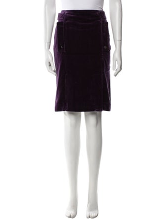 Tom Ford Velvet Knee-Length Skirt