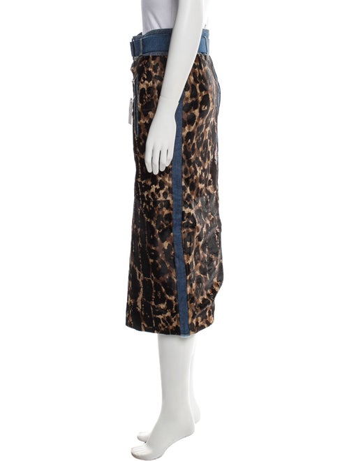 Tom Ford Printed Midi Length Skirt