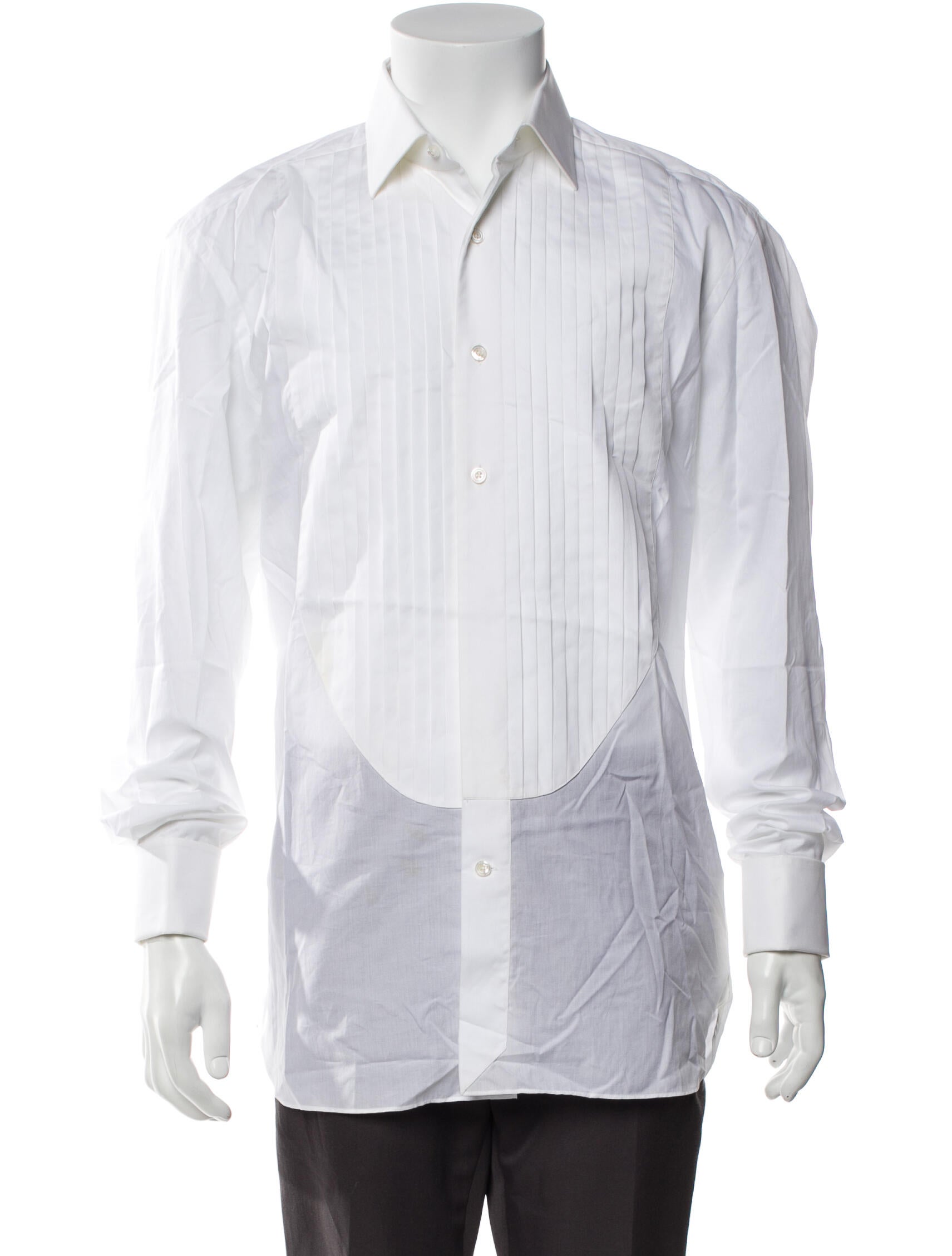 Tom Ford Long Sleeve Tuxedo Shirt