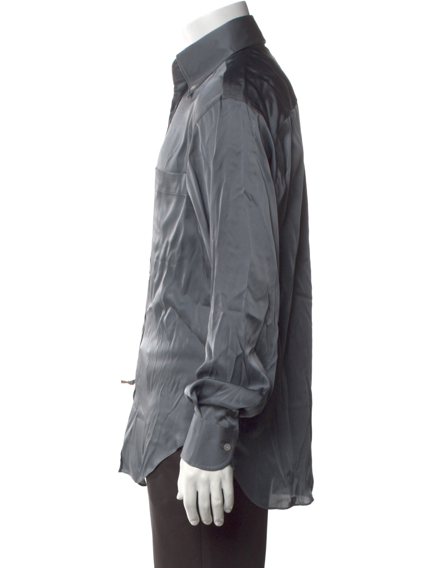 Tom Ford Wool Long Sleeve Shirt