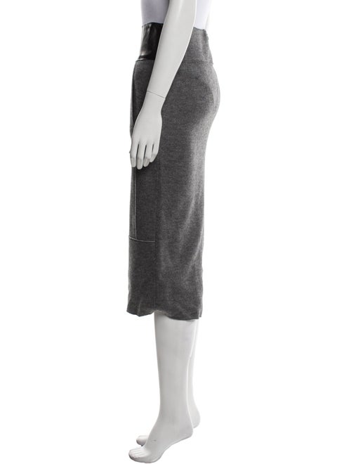 Tom Ford Raw-Edge Trim Midi Length Skirt