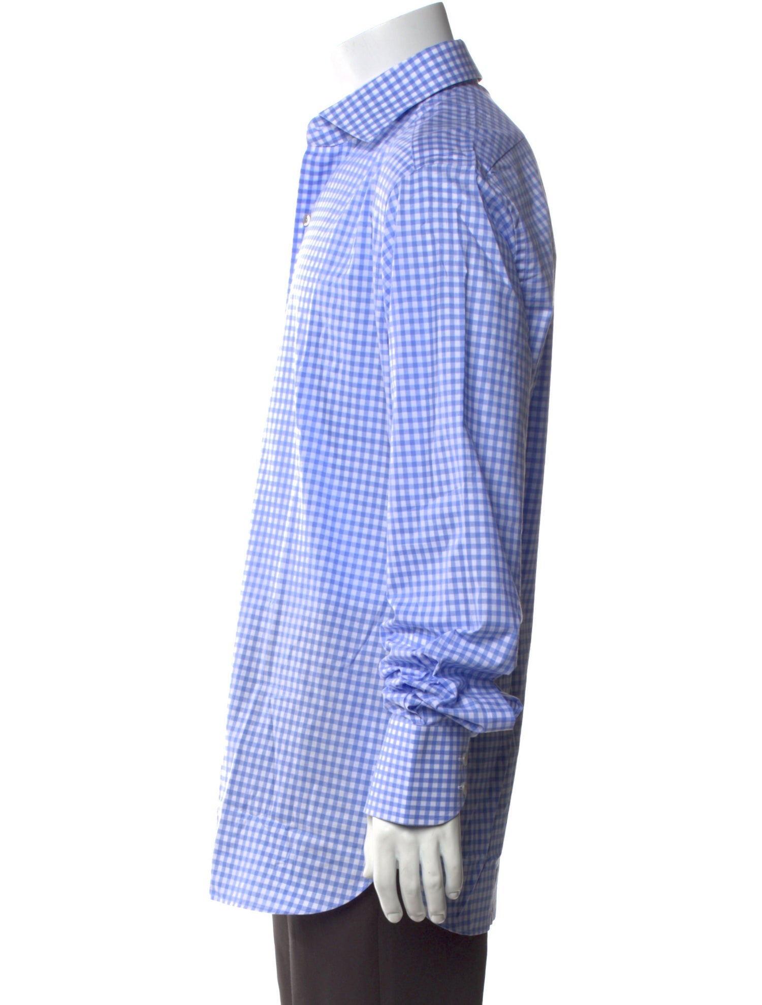 Tom Ford Plaid Print Long Sleeve Dress Shirt