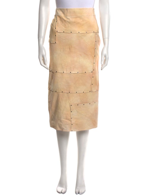 Tom Ford Studded Accents Midi Length Skirt