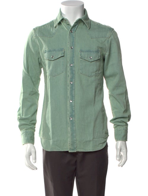 Tom Ford Long Sleeve Denim Shirt