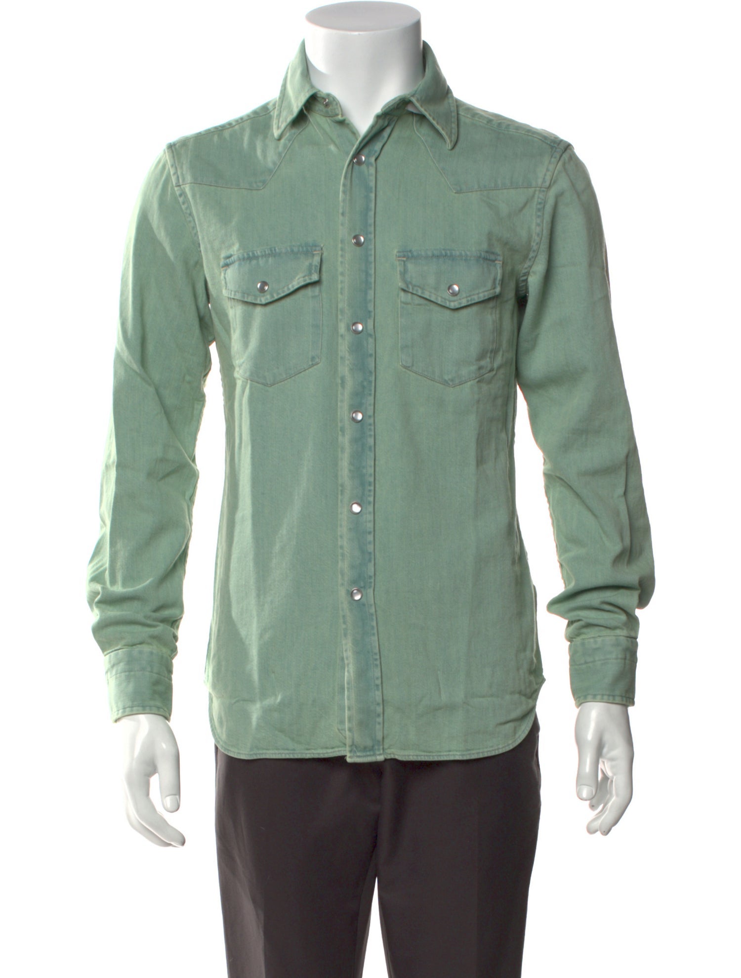 Tom Ford Long Sleeve Denim Shirt