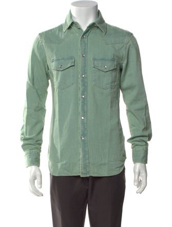 Tom Ford Long Sleeve Denim Shirt