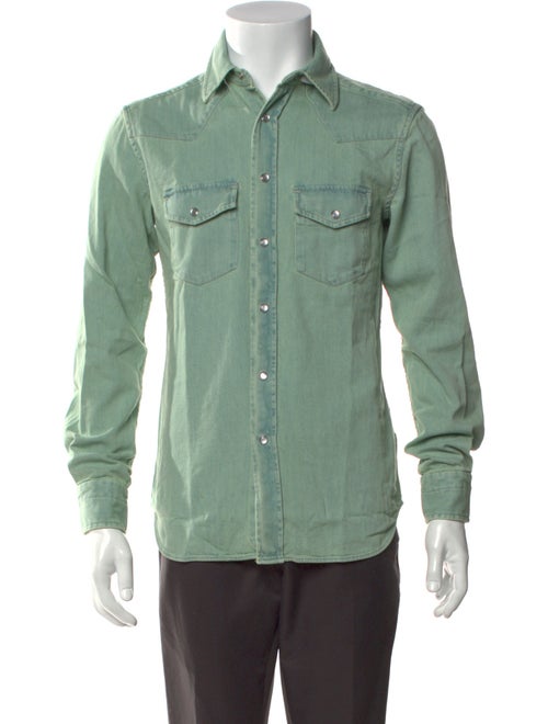 Tom Ford Long Sleeve Denim Shirt