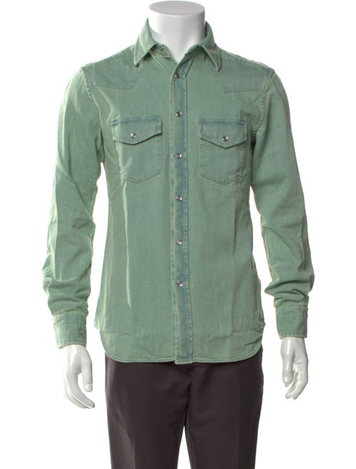 Tom Ford Long Sleeve Denim Shirt