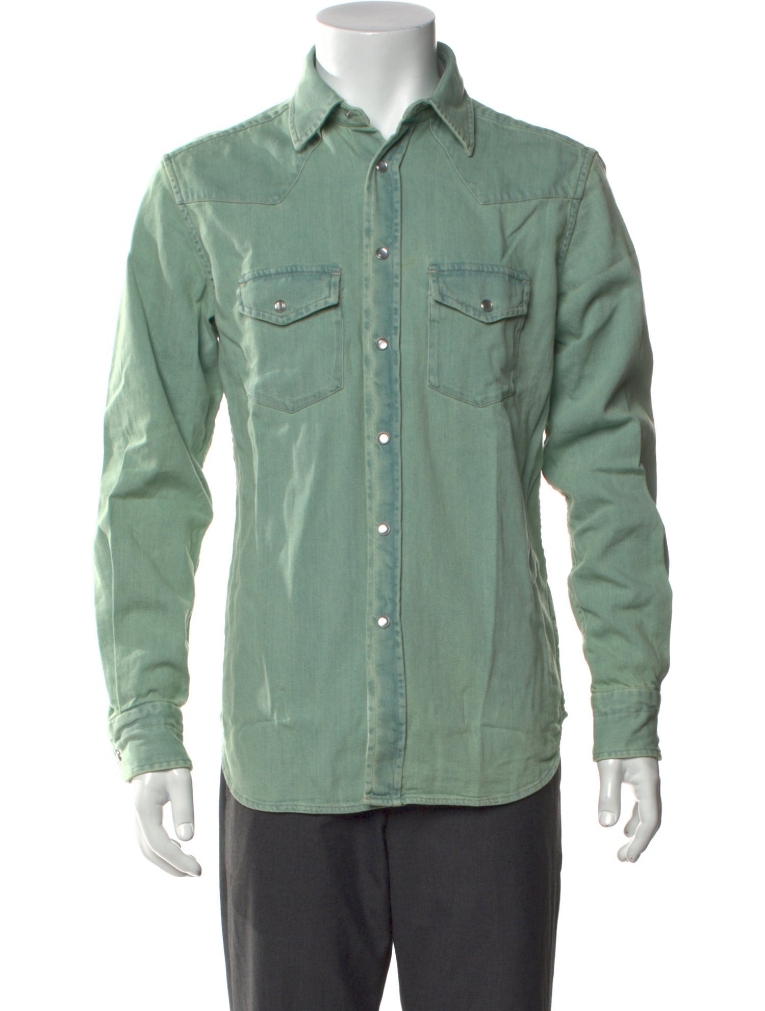 Tom Ford Long Sleeve Denim Shirt