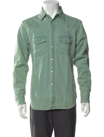 Tom Ford Long Sleeve Denim Shirt