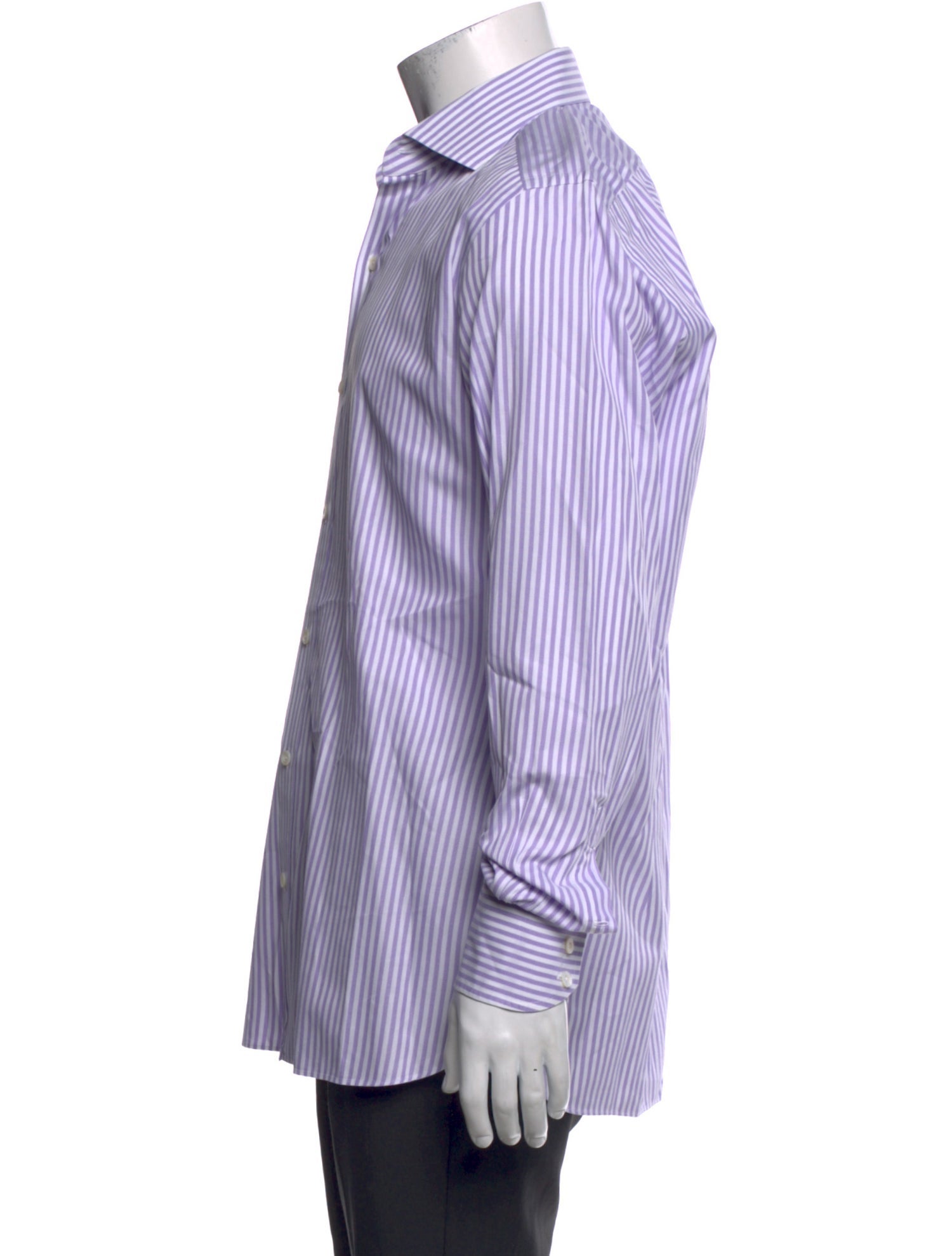 Tom Ford Striped Long Sleeve Dress Shirt