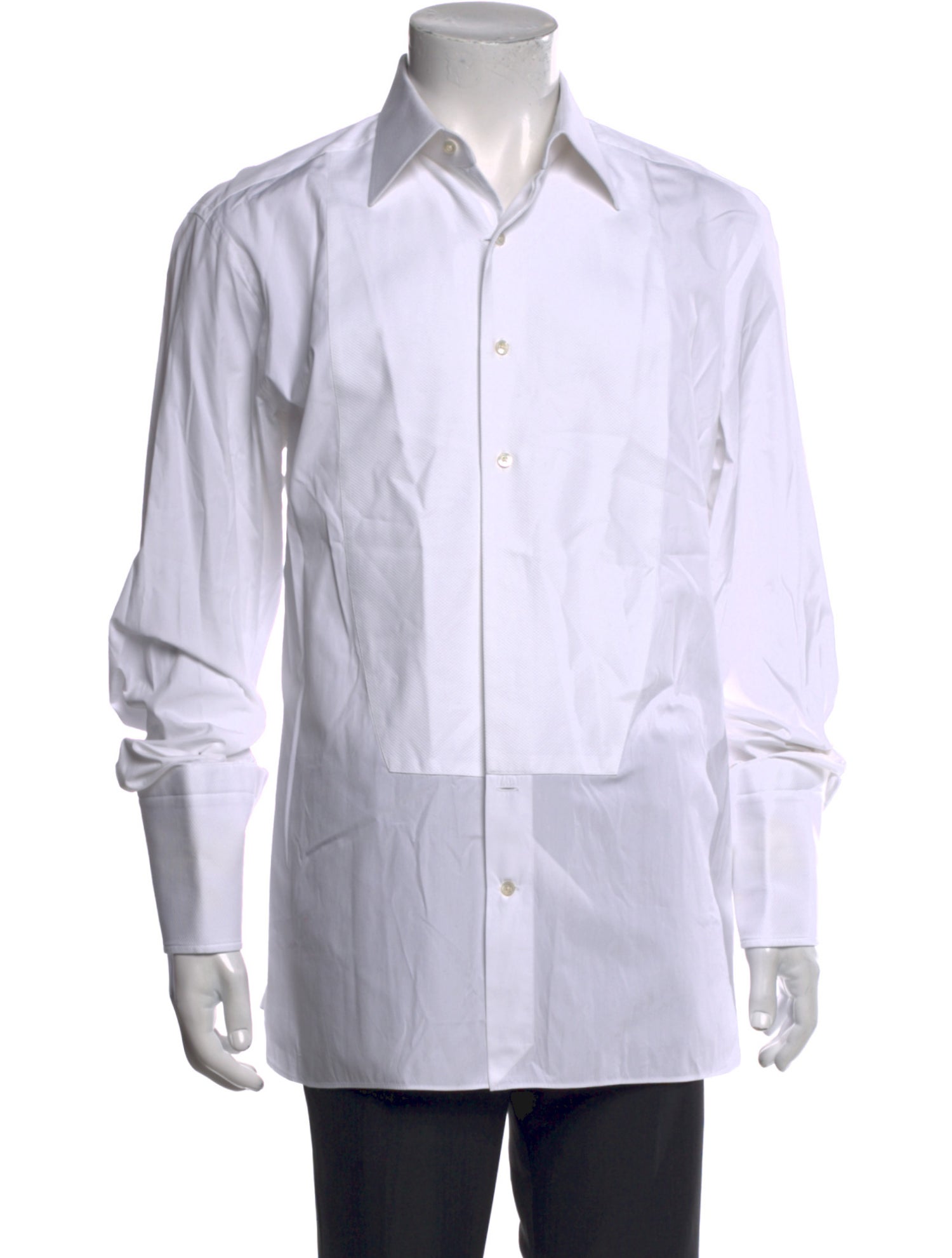 Tom Ford Long Sleeve Tuxedo Shirt
