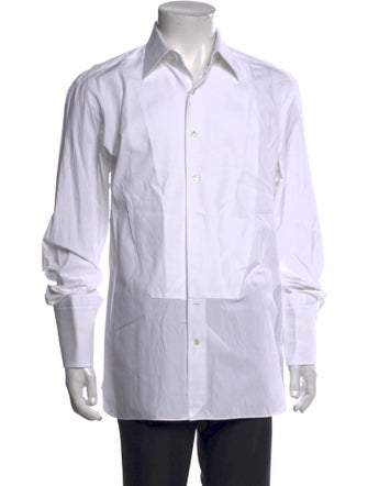 Tom Ford Long Sleeve Tuxedo Shirt