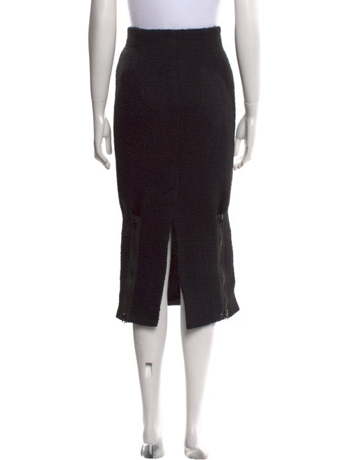 Tom Ford Tweed Midi Length Skirt