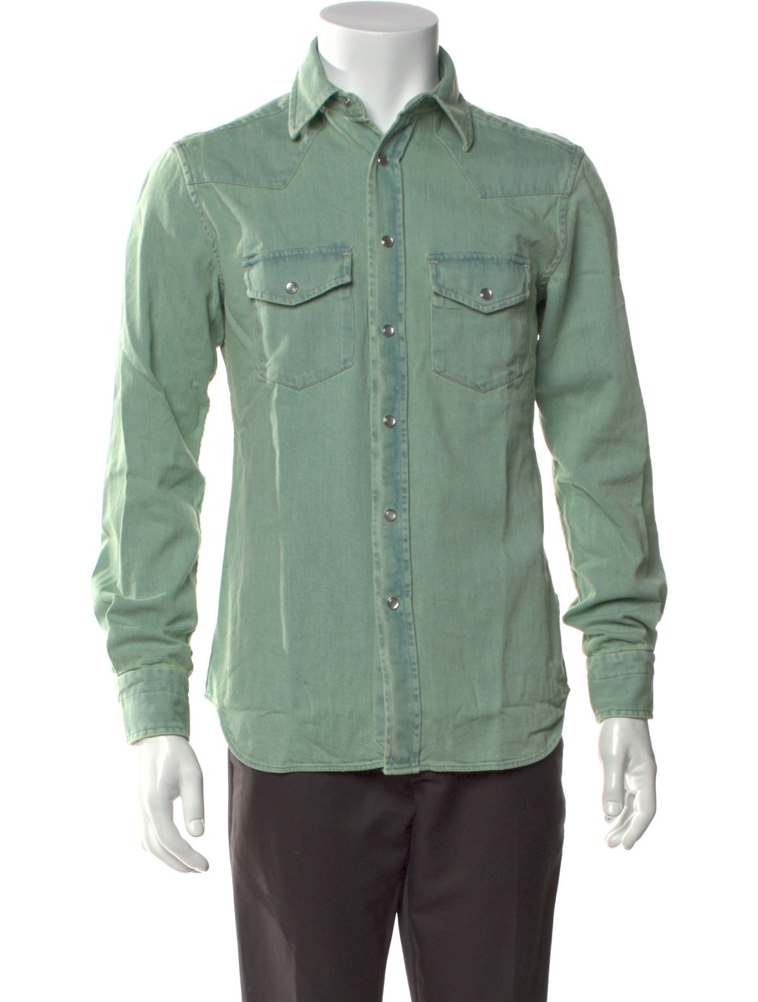 Tom Ford Long Sleeve Denim Shirt