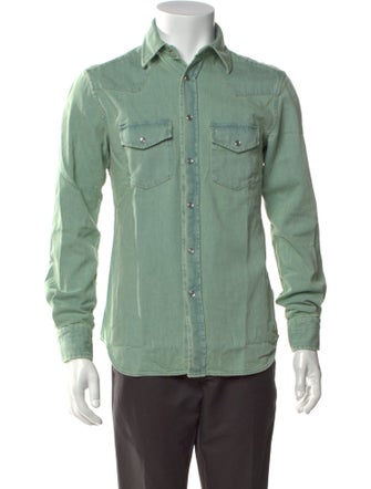 Tom Ford Long Sleeve Denim Shirt