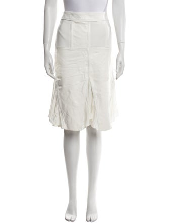 Tom Ford Leather Knee-Length Skirt