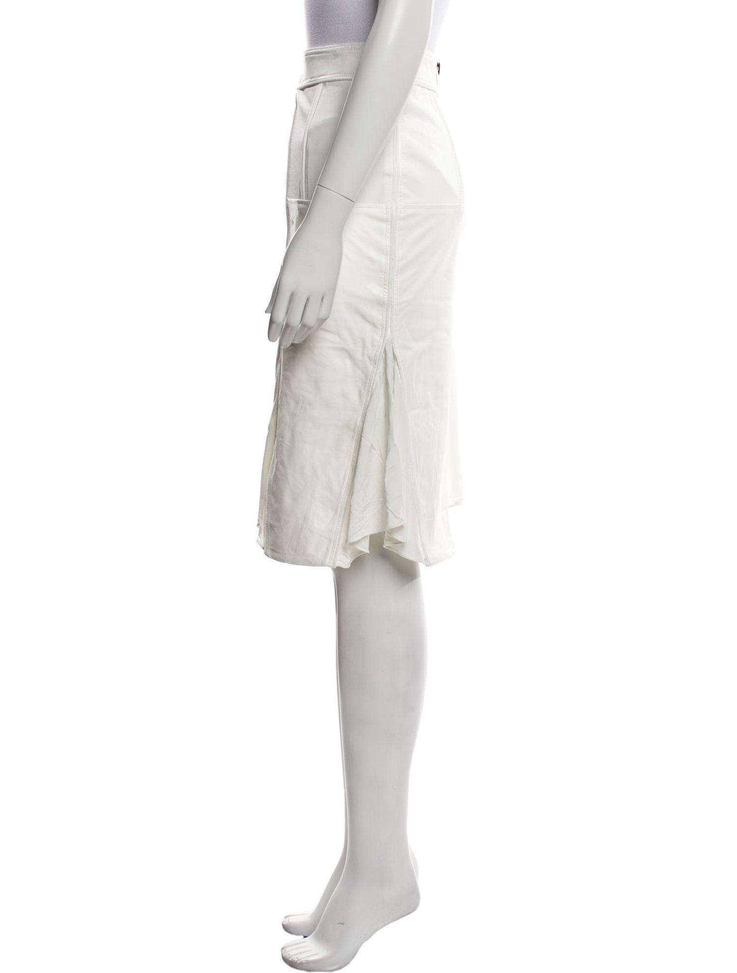 Tom Ford Leather Knee-Length Skirt