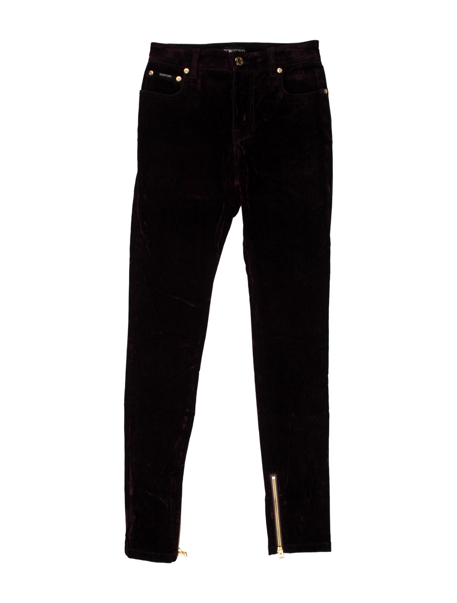 Tom Ford Velvet Skinny Leg Pants