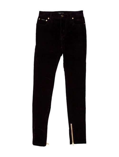 Tom Ford Velvet Skinny Leg Pants