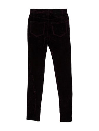 Tom Ford Velvet Skinny Leg Pants