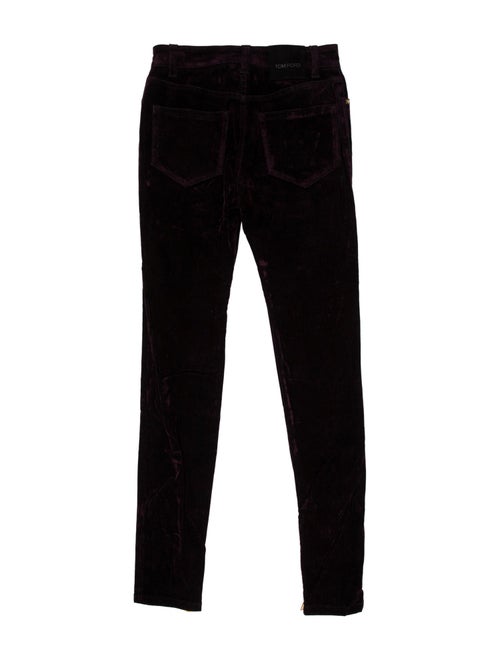 Tom Ford Velvet Skinny Leg Pants